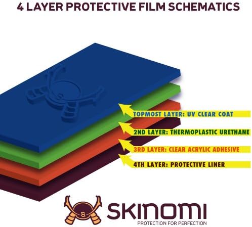 Skinomi Tam Vücut Cilt Koruyucu ile Uyumlu Asus Transformer Pad TF103C-A1 (Tablet ve Klavye) TechSkin Tam Kapsama Net HD