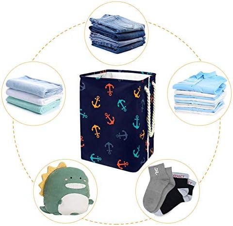 Inhomer Renkli Çapa 300D Oxford PVC Su Geçirmez Giysiler Sepet Büyük çamaşır sepeti Battaniye Giyim Oyuncaklar Yatak Odası