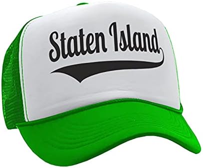 En Goozler-Staten Island-Bronx New York Jersey Feribotu-Vintage Retro Tarzı kamyon şoförü şapkası Şapka