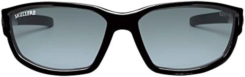 Ergodyne Skullerz Kvasir Güvenlik Güneş Gözlüğü-Siyah Çerçeve, Gümüş Ayna Lens