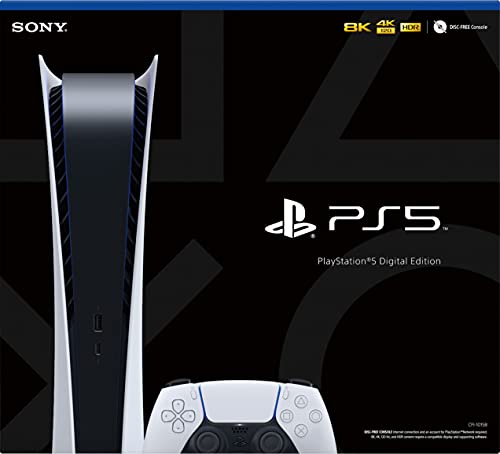 En yeni Play Station 5 Dijital Baskı PS 5 Oyun (Disksiz) Konsolu (Yenilendi)