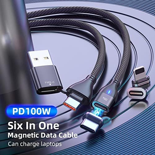 BoxWave Kablosu ile Uyumlu Chainway C71-MagnetoSnap PD AllCharge Kablosu (100W), mıknatıs PD 100W şarj kablosu USB Tip-C