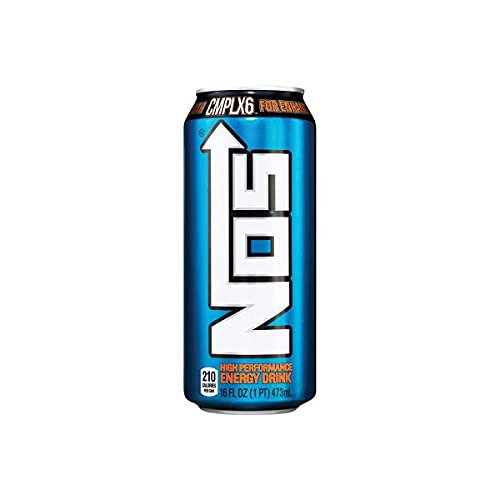Nos Yüksek Performanslı enerji içeceği, 384 Sıvı Ons, 16 Fl Oz (24'lü Paket)