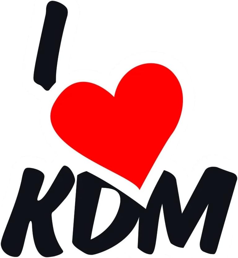 Seviyorum KDM Etiket Kendinden yapışkanlı vinil Kore Kore-C1625-6 inç veya 15 Santimetre Çıkartma Boyutu
