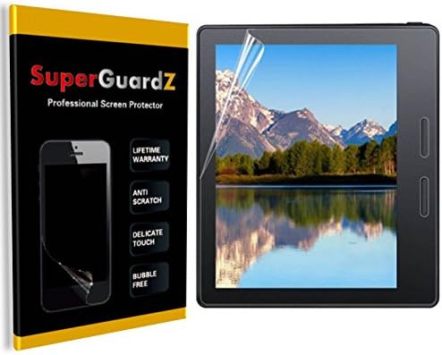 [3'lü Paket] Kindle Oasis için-SuperGuardZ Ekran Koruyucu [Ömür Boyu Değiştirme], Ultra Net, Çizilmez, Kabarcık Önleyici