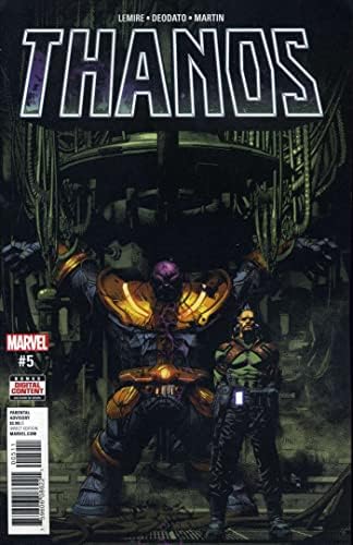 Thanos (3. Seri) 5 VF / NM; Marvel çizgi romanı / Jeff Lemire