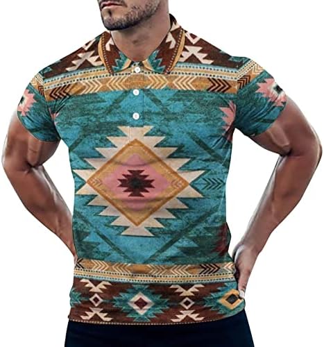 2023 Yeni Erkek İlkbahar ve Yaz Moda Retro 3D Dijital Baskı Düğmesi Yaka Kısa Kollu Gömlek Gömlek T Shirt